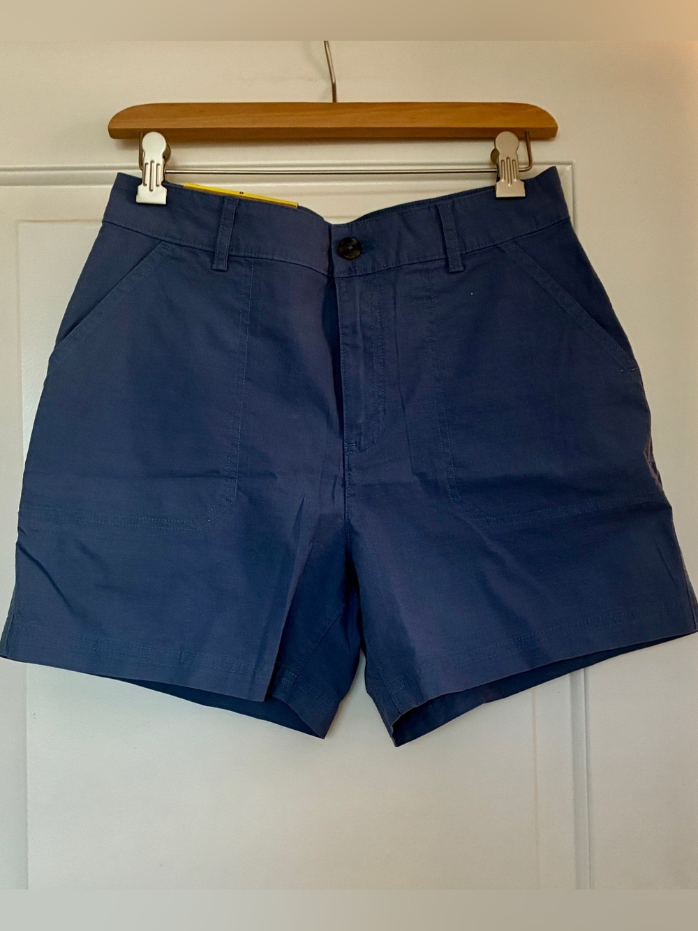 Eddie Bauer Navy Flat-Front Women’s Shorts